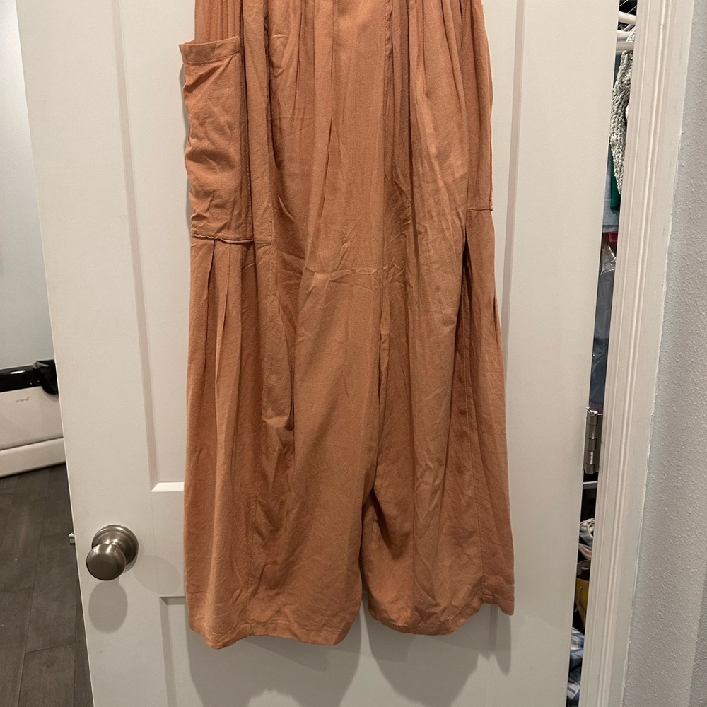 Free People Wide Leg pants in Tan